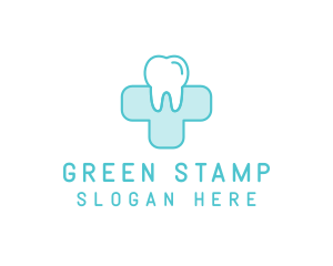 Dental Health Medical Cross  logo design