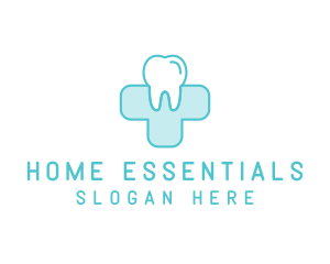 Dental Health Medical Cross  logo design