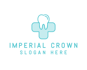 Dental Health Medical Cross  logo design