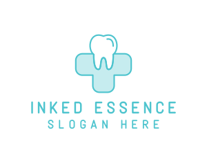 Dental Health Medical Cross  logo design