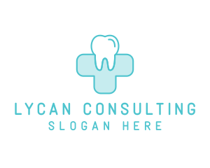 Dental Health Medical Cross  logo design