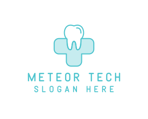 Dental Health Medical Cross  logo design