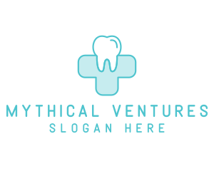 Dental Health Medical Cross  logo design