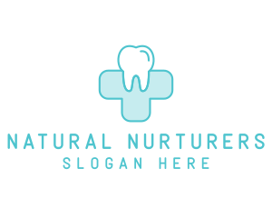 Dental Health Medical Cross  logo design