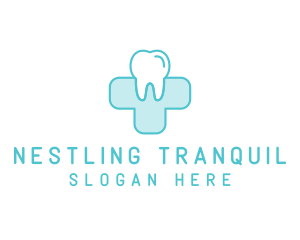 Dental Health Medical Cross  logo design