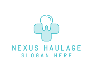 Dental Health Medical Cross  logo design