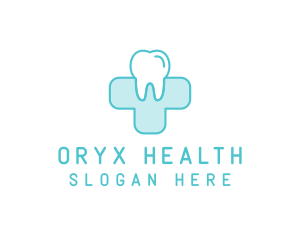 Dental Health Medical Cross  logo design