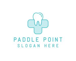 Dental Health Medical Cross  logo design