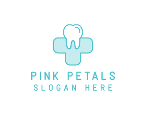 Dental Health Medical Cross  logo design