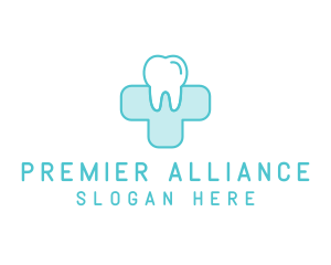 Dental Health Medical Cross  logo design