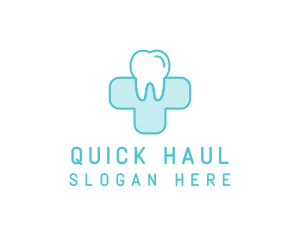 Dental Health Medical Cross  logo design