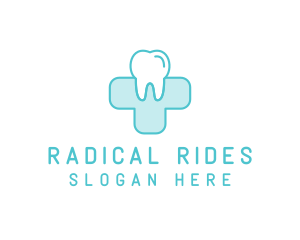 Dental Health Medical Cross  logo design