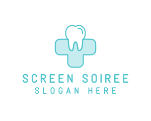 Dental Health Medical Cross  logo design