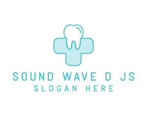 Dental Health Medical Cross  logo design