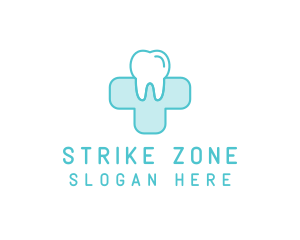 Dental Health Medical Cross  logo design