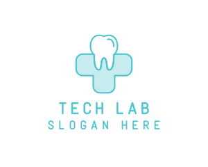 Dental Health Medical Cross  logo design