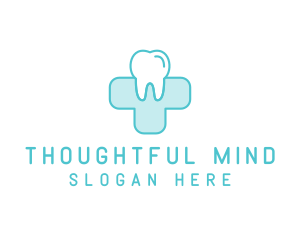 Dental Health Medical Cross  logo design