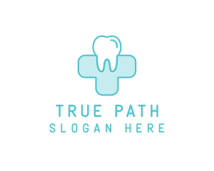 Dental Health Medical Cross  logo design