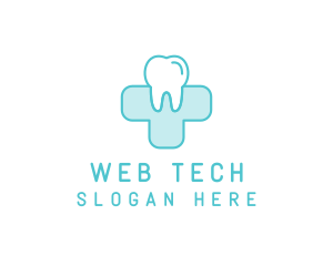 Dental Health Medical Cross  logo design