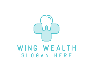 Dental Health Medical Cross  logo design