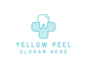 Dental Health Medical Cross  logo design