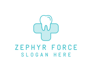 Dental Health Medical Cross  logo design