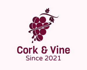 Grape Juice Plant logo design