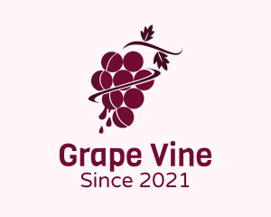 Grape Juice Plant logo design