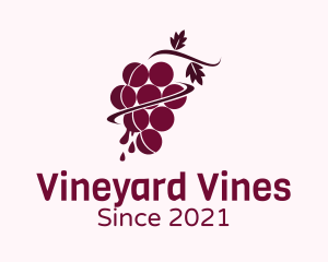 Grape Juice Plant logo design