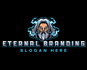 Zeus Lightning God logo