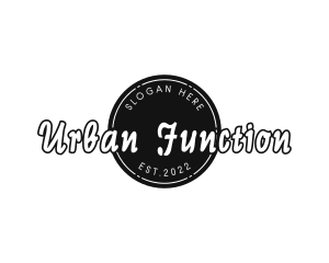 Urban Skating Badge logo design