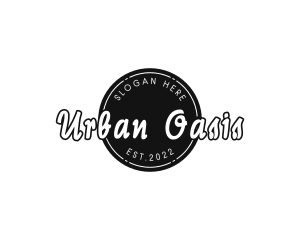 Urban Skating Badge logo design
