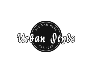 Urban Skating Badge logo design