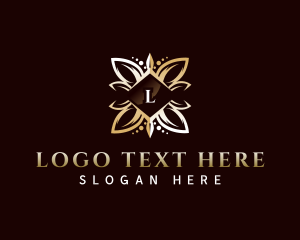 Flower Jewelry Crest logo