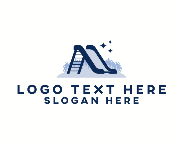Slide logo example 1