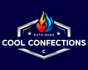 Fire Temperature Cold logo