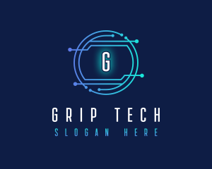 Programming Circuit Technology logo design