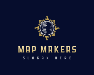 Global Navigational Compass logo design