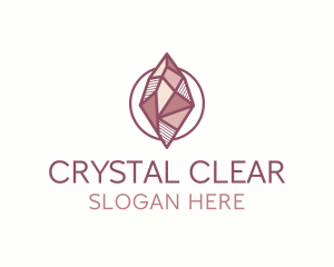 Handmade Crystal Jewelry logo design