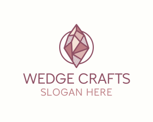 Handmade Crystal Jewelry logo design