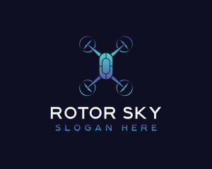 Quadrotor Aerial Drone logo