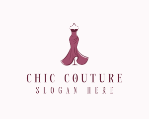 Seamstress Gown Boutique logo design