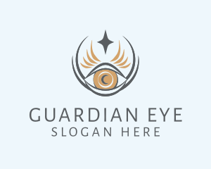 Wreath Eye Lashes logo design