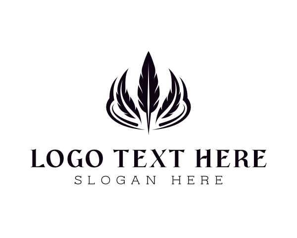 Writing logo example 1