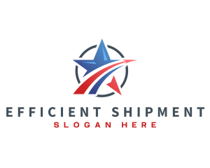 Abstract Star Logistics  logo design