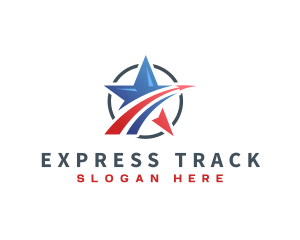 Abstract Star Logistics  logo design