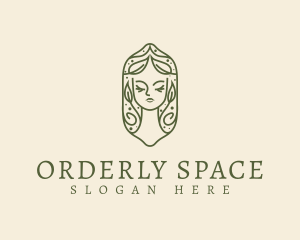 Organic Leaf Beauty Spa logo design