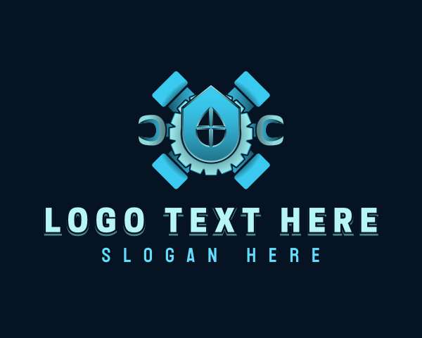 Cog Wheel logo example 2