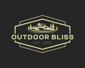 Mountain Hiking Gear logo design