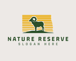 North Dakota Sheep logo design